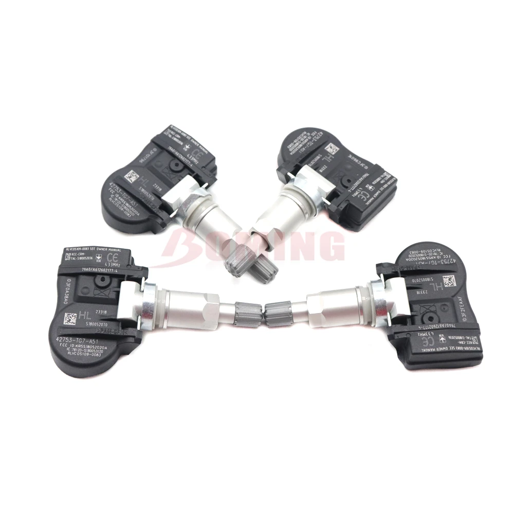 ڵ TPMS Ÿ̾ з ͸ , ACURA NSX RDX TLX ȥ  Ϸ, RIDGELINE 2016-2019 433MHz, 42753-TG7-A51