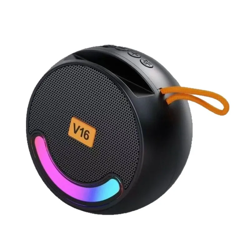 V16 Bluetooth Speaker Colorful LED Bike Mountable SD Player