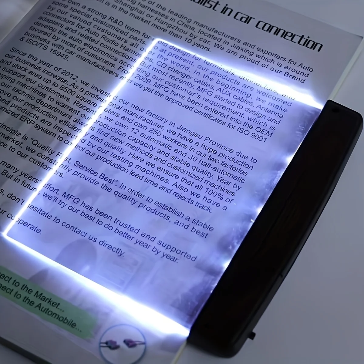 Compact LED Bookmark Light: Portable & Eye-Caring Reading Lamp