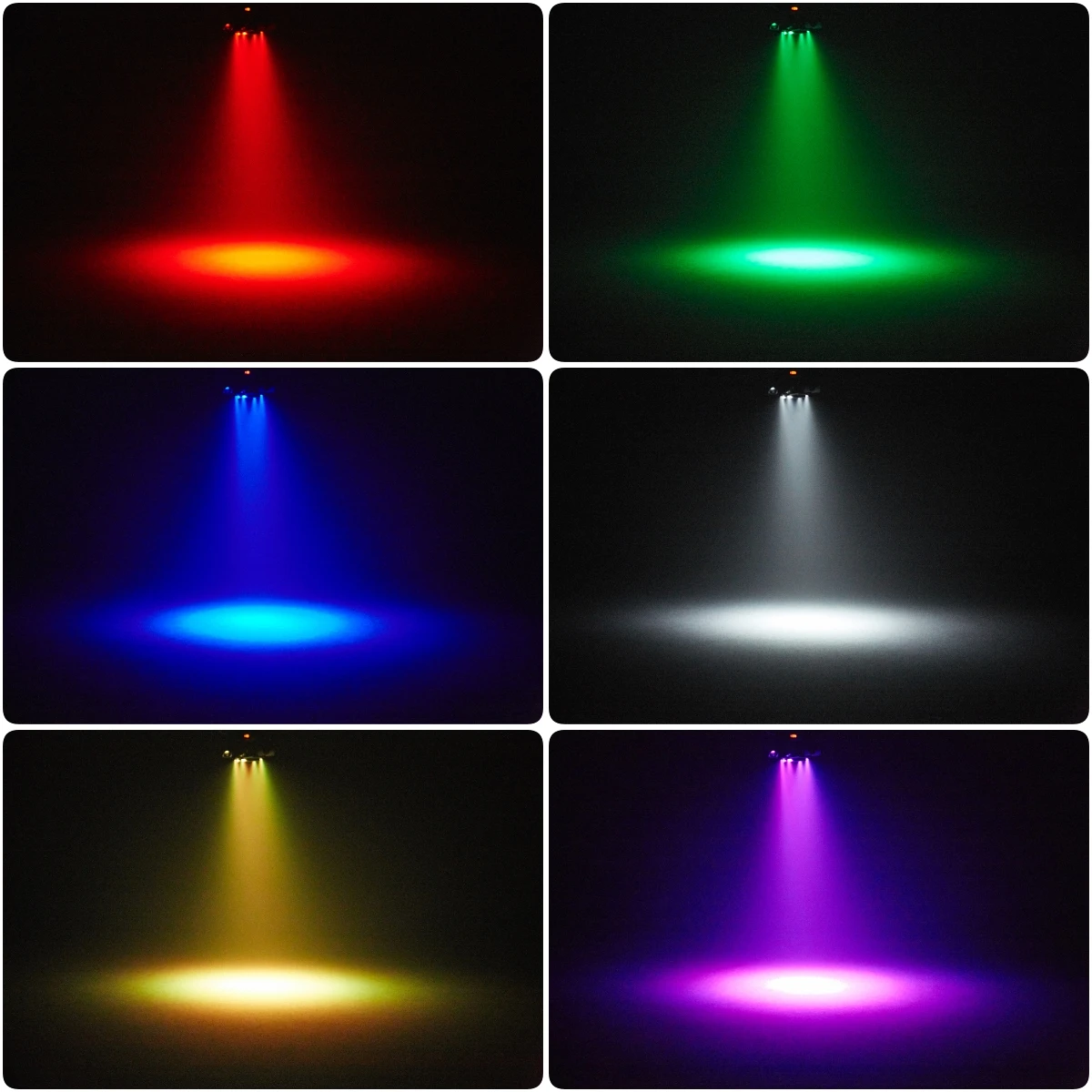 6 Arms Laser Stage Party Light 150 W RGBW LED Moving Head Lights DMX 512 Voice