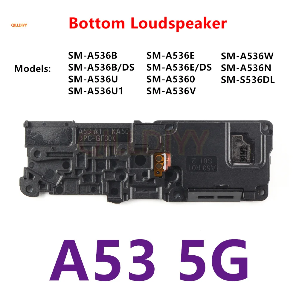 삼성 갤럭시 A53 5G SM-A536B A536U A536E/DS A536 하단 시끄러운 스피커 부저 링거 모듈 교체 부품 용 확성기