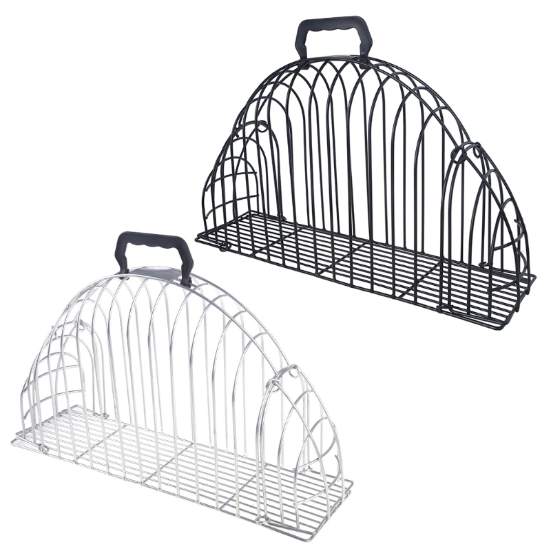 P82D Anti-grab Kitten Washing Bath Metal Cage 2 Door Lightweight for Cat Shower Hair Dryer Pet Supplies