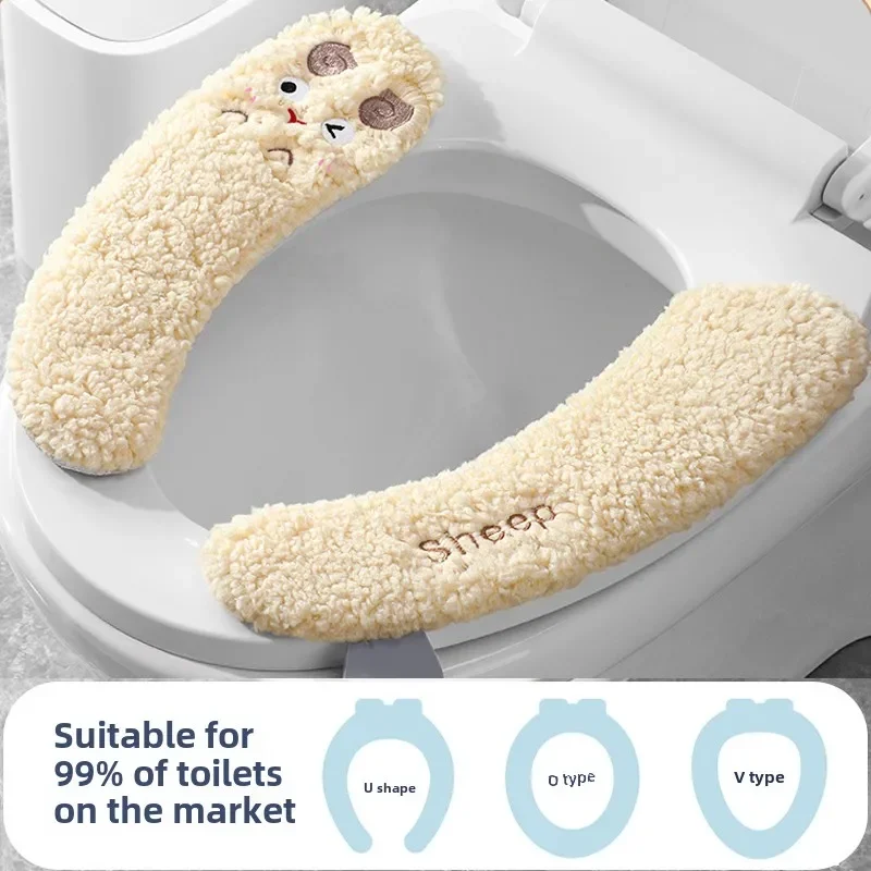 Cartoon Toilet Seat Covers Cushion Kids Toilet Training with Handle Toilet Sticker 4Season Universal Seat Cover Sticker Cushion 3