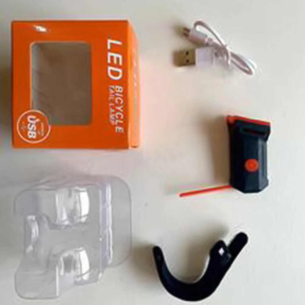 Enquêter arrière de vélo aste USB, éclairage de nuit pour cycles