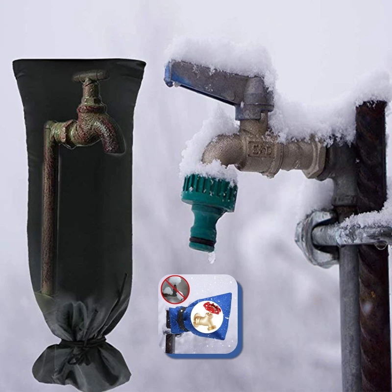 Waterproof PVC Outdoor Faucet Cover for Winter Freeze Protection