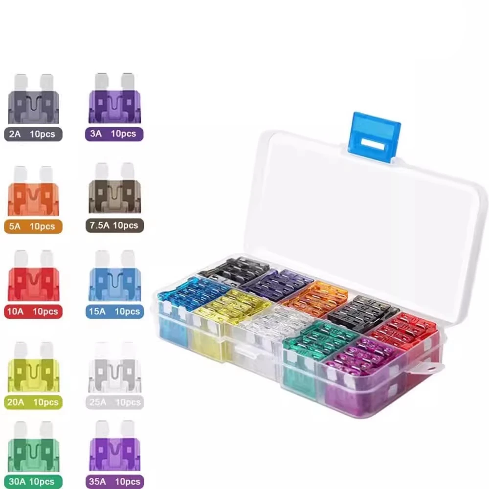 

Car Fuse Blade Fuse Kit Fuses Automatic Truck Blade The Fuse Insurance Insert Insurance of Xenon Piece Lights Auto Accessories