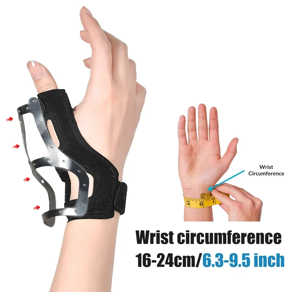 Thumb Support Brace Waterproof Semi-rigid Stabilizer Splint 1Pcs For Tendonitis De Quervains Trigger Finger Fits both hands For thumb splint