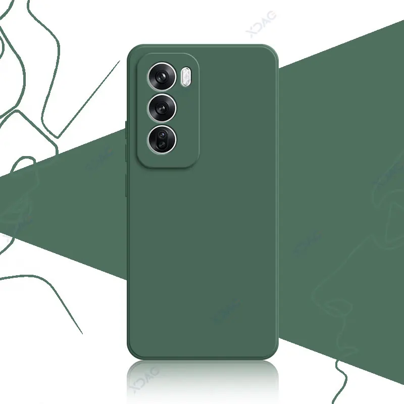 Deluxe Liquid Silicone Square Soft Back Cover