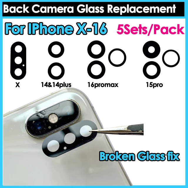 Broken Iphone X Camera Lens Repair Broken Glass On Phone Camera
