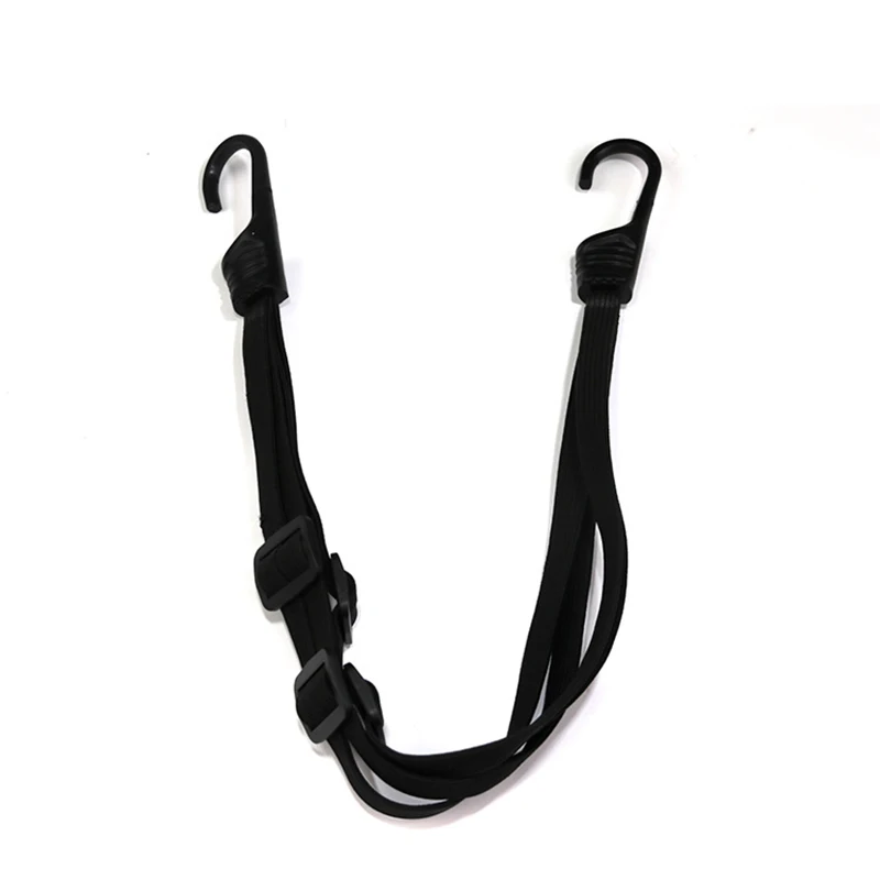 60CM 2 Hooks Universal Helmet Rope Motorcycle Beef Band Rubber Band Tied with Elastic Elastic Rope Bicycle Electric Battery Car
