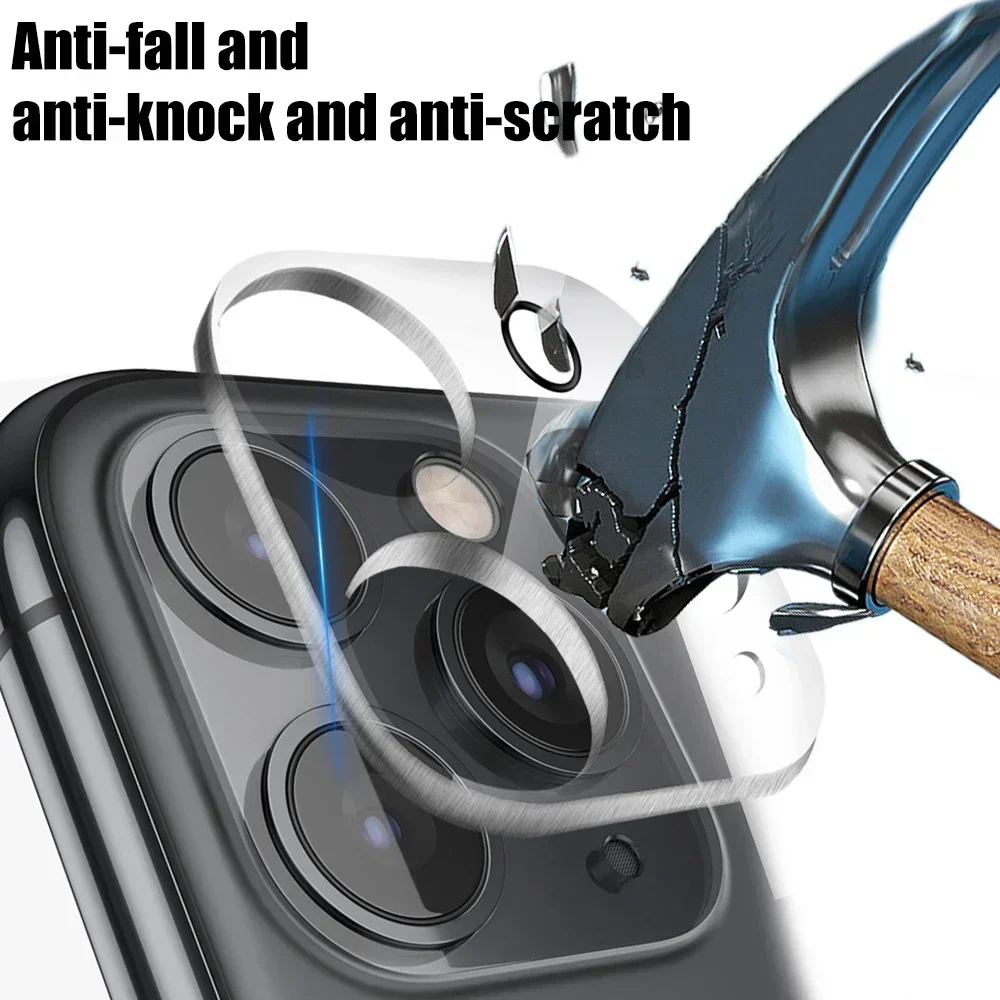 Premium HD Camera Lens Protection Glass Film - Full Cover Lens Protector
