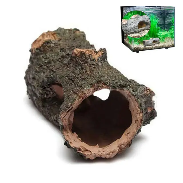 Aquarium Hollow Tree Tunnel Cave Ornament