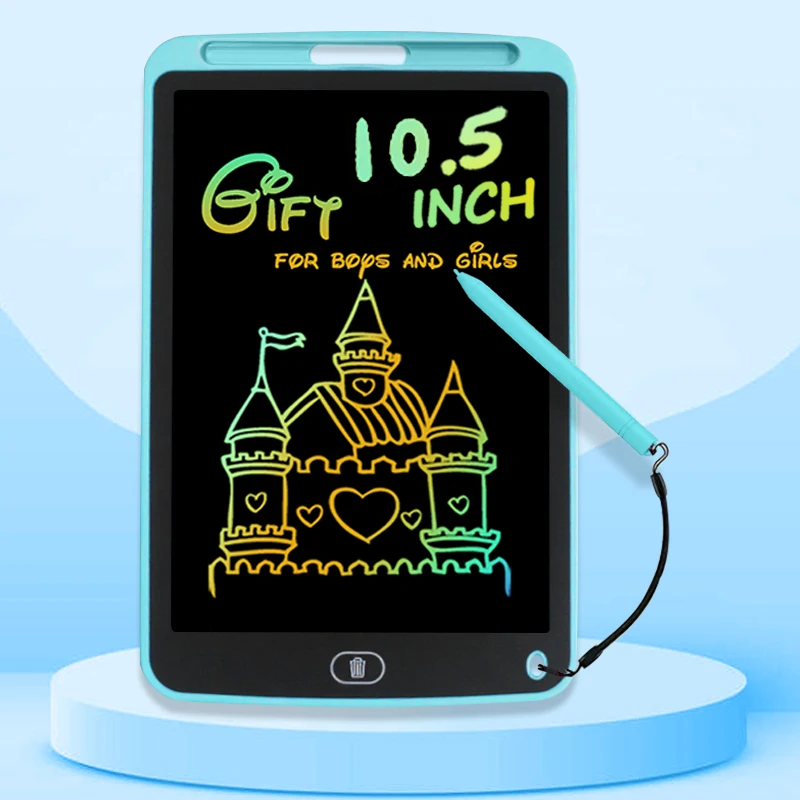 تابلت كتابة LCD مقاس 10.5 بوصة، وسادات رسم للأطفال...