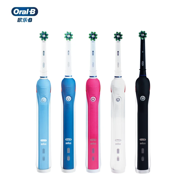 

Oral-B PRO 4000 Rechargeable Electric Toothbrush 3D Sonic Rotation Swings Smart Adult Tooth Brush 4 Brushing Modes 2 Min Timer