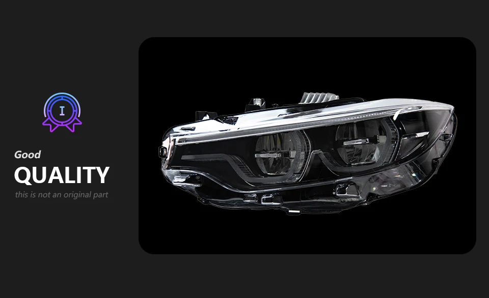 AKD Car Lights for BMW F32 LED Headlight 2012-2020 F36 F82 F33 F80 LED Head Lamp with CSL Yellow DRL Automotive Accessories