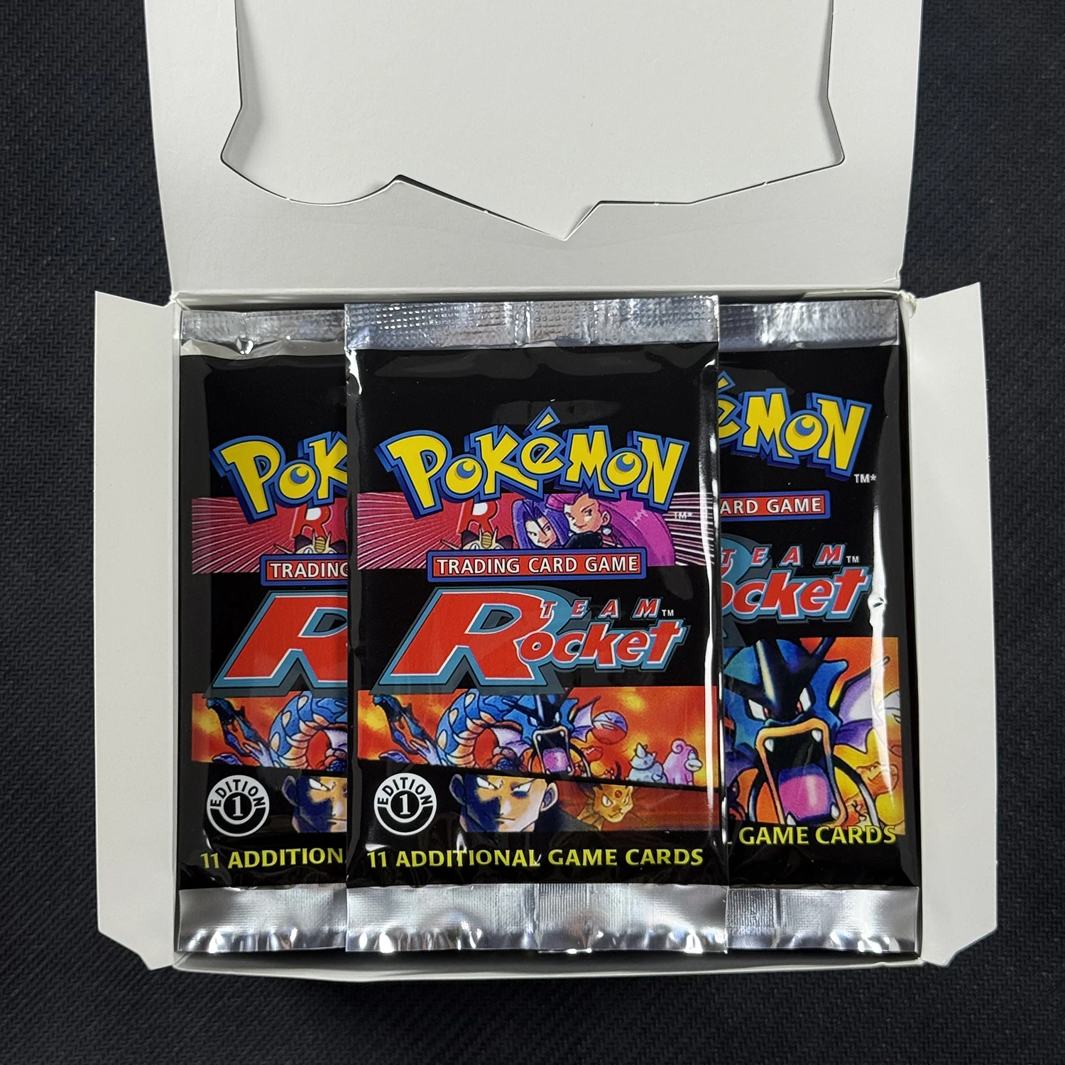 Classic Team Rocket Trading Card Game Collection - 11-Piece Booster Pack Gift Set