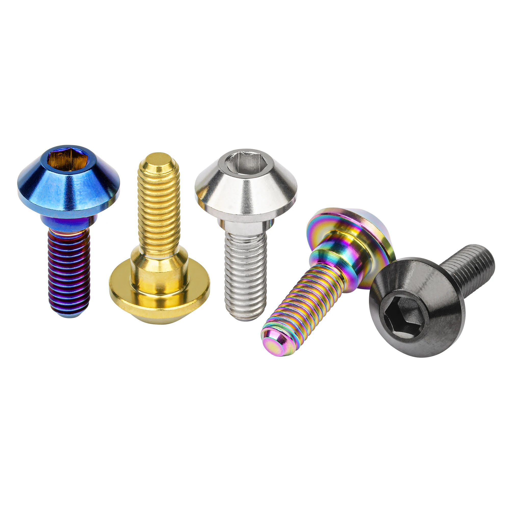 Xingxi Titanium Bolt M6 X 20mm Screw Tapered Ball Allen Key Head Bolts