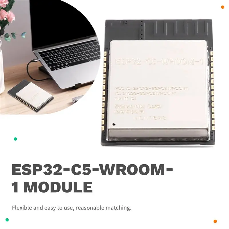 【SUPERDEALS】ESP32-C5-WROOM-1 ESP32-C5-N16R8 시리즈 모듈 범용 2.4 및 5GHz 듀얼 밴드 Wi-Fi 6+BLE 5 컴팩트 모듈