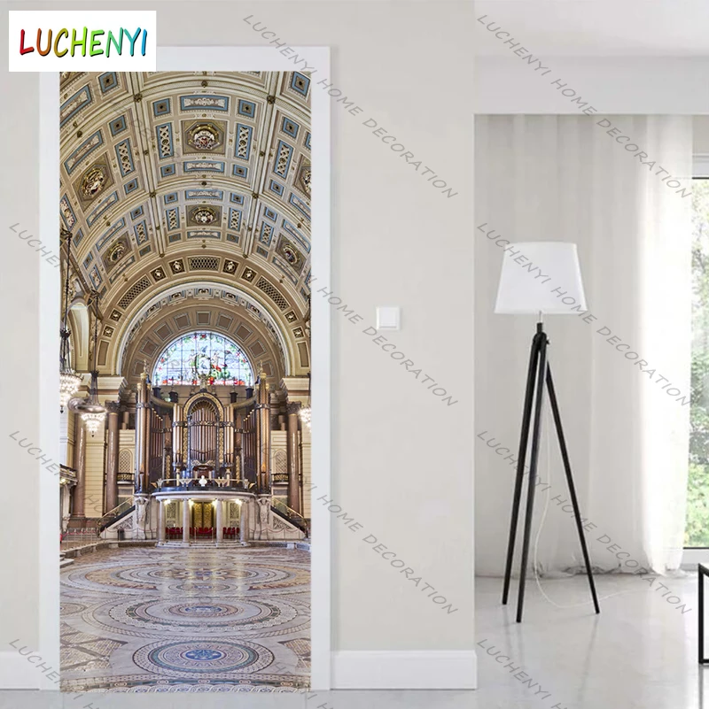 

Декоративная наклейка на дверь, самоклеящаяся, в стиле ретро