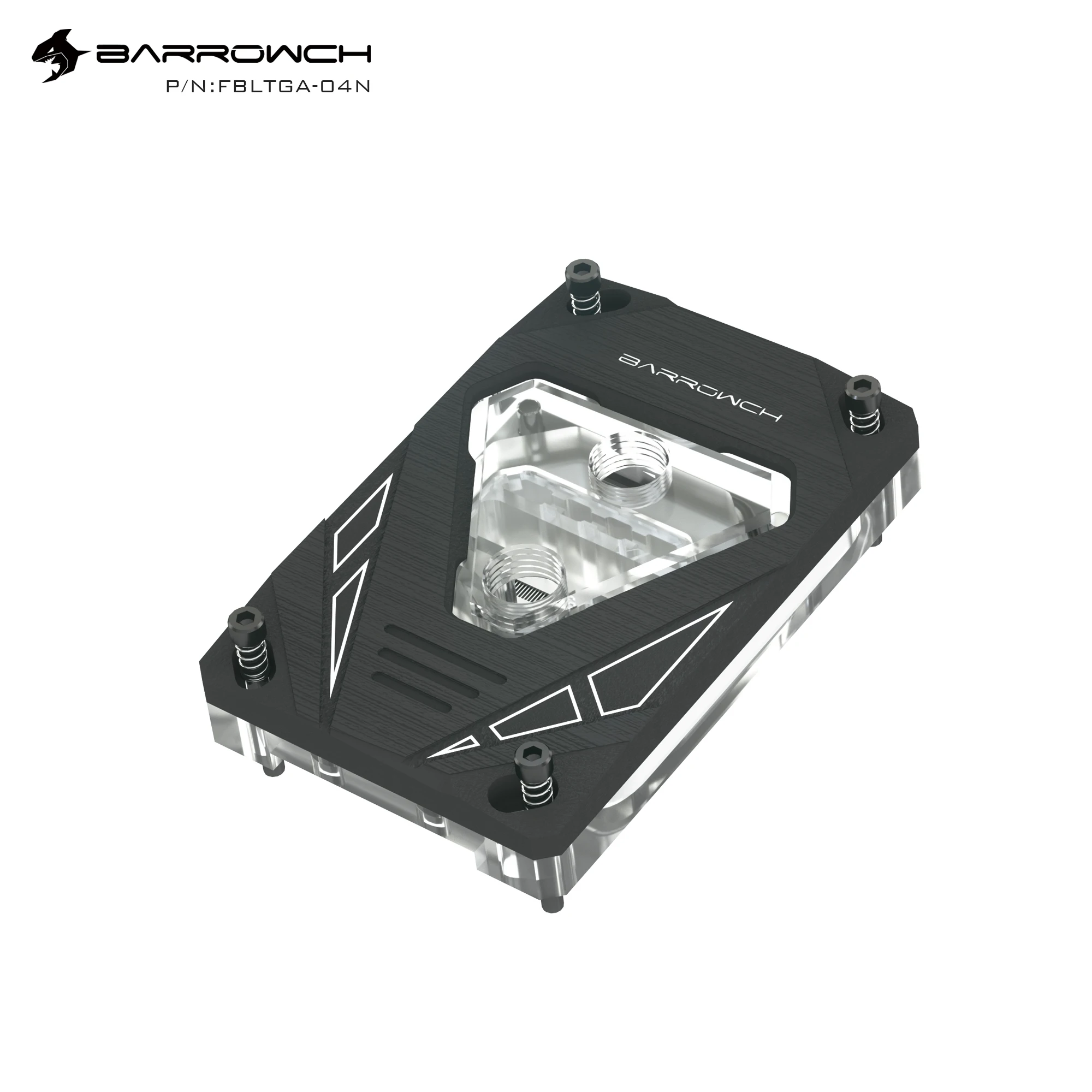 

Barrowch CPU Water Cooling Block M Series for AMD Ryzen AM4 AM3 Future Mechanical Style CPU Liquid Cooling Cooler, FBLTGA-04N