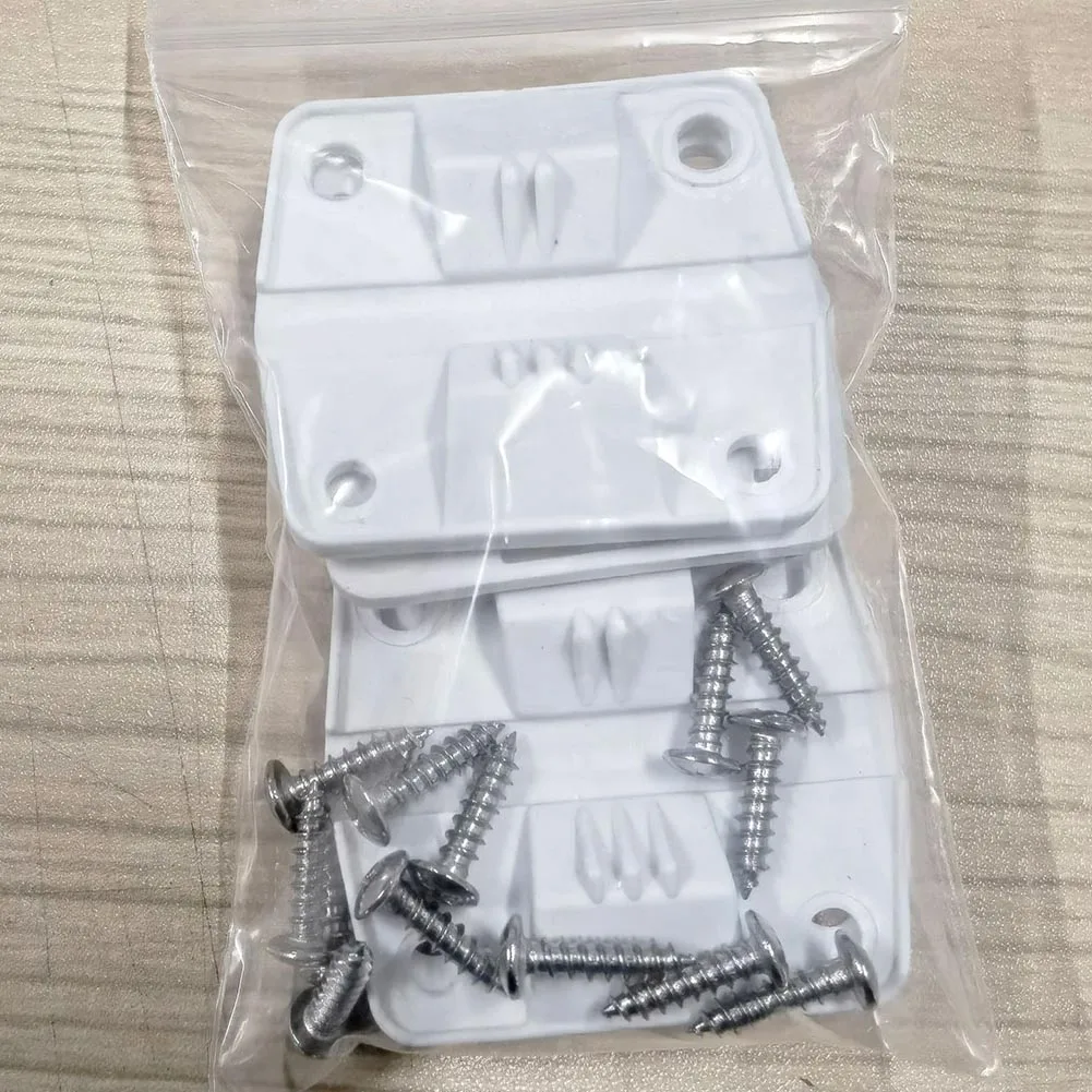 

For Cooler Models 5254D 5255D Hinge Screws Hinge Parts 1.3cm Height 3.2cm Hole Distance 4x16mm Screw White Color