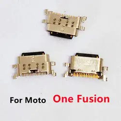 10 - Pack USB Charging Socket Port Plug Dock Charger Connector (Moto One Fusion)