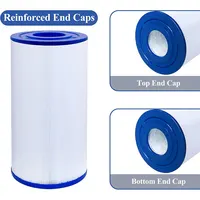 2 Pack Cryspool Spa Filter Compatible with Unicel C-4335 spa Filter 5 x 9 1/4, Filbur FC-2385, 03FIL1300,35 sq.ft, 2