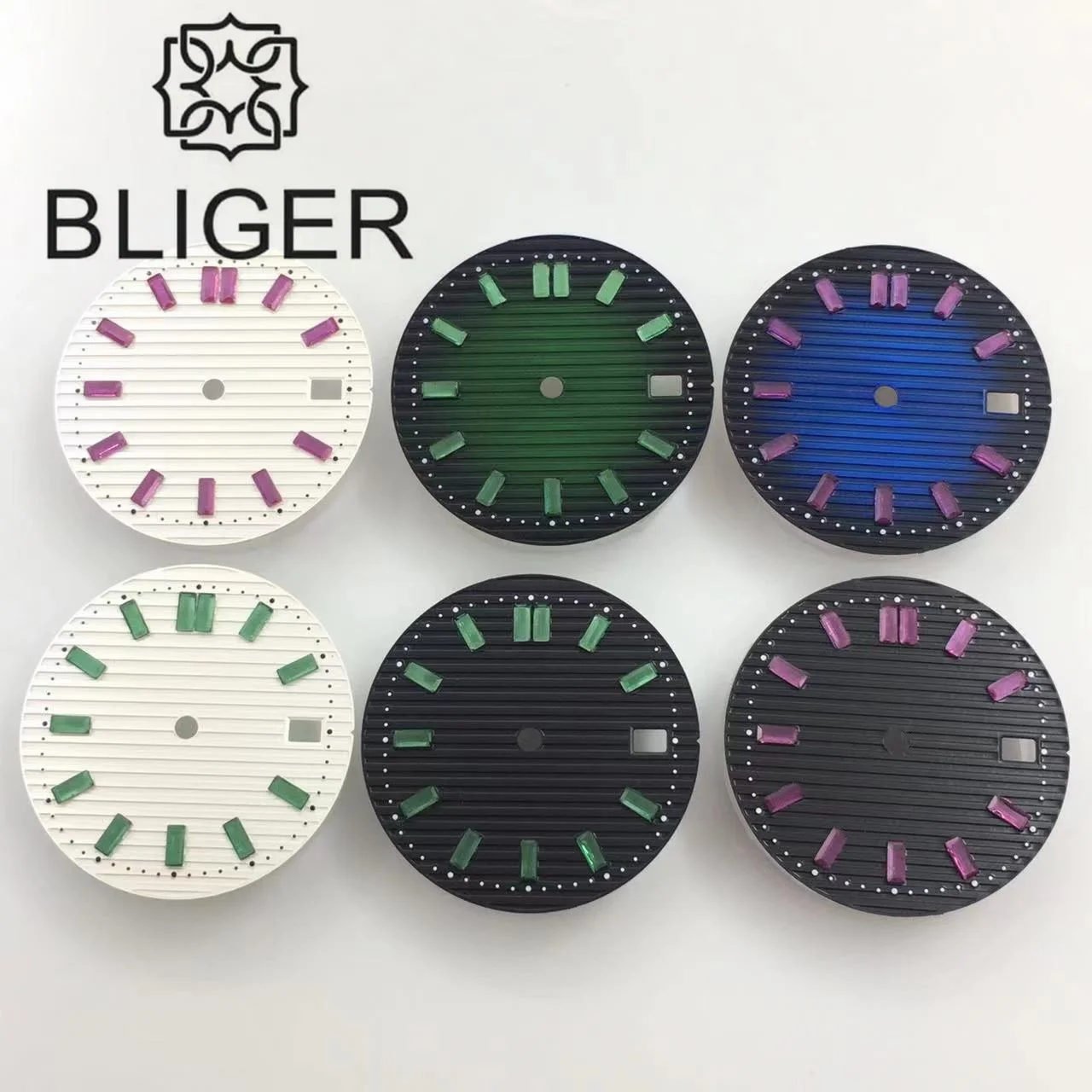 

Циферблат часов BLIGER NH35, 29,8 мм, синий, черный, зеленый, белый цвета