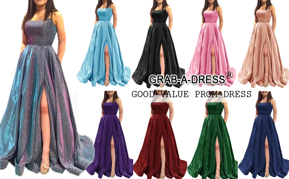 Long Prom Dress with Slit