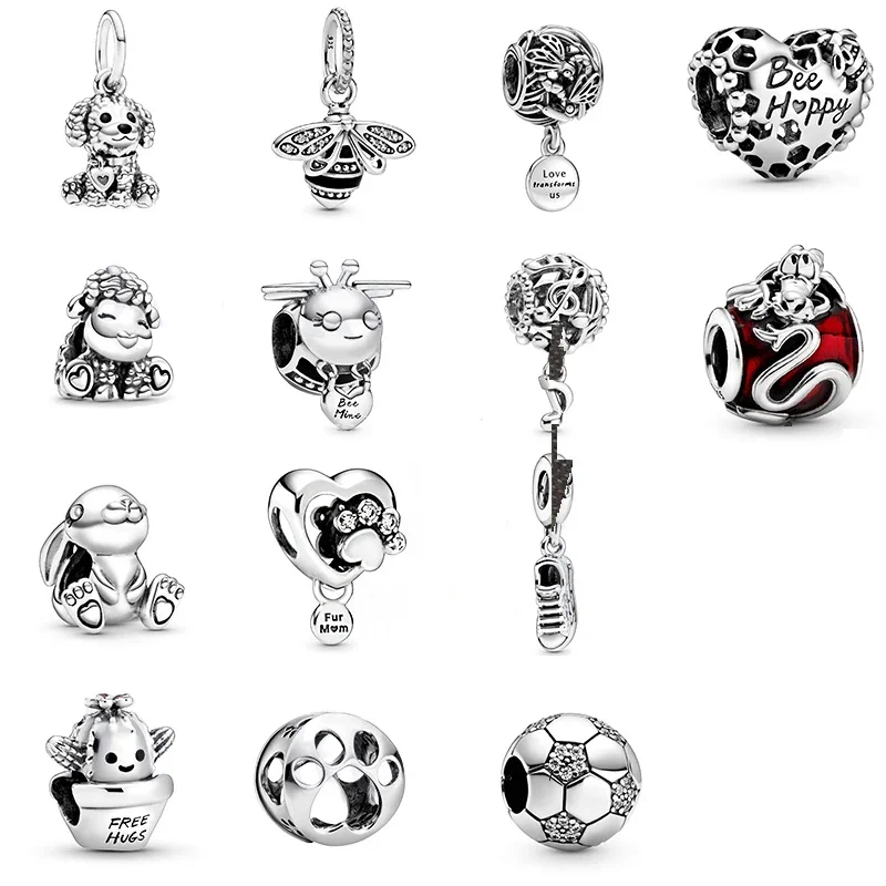 

2020 New Silver 925 Sterling High-quality Hot Selling Charm, Elegant Exquisite Original Woman Diy Jewelry Birthday Gift