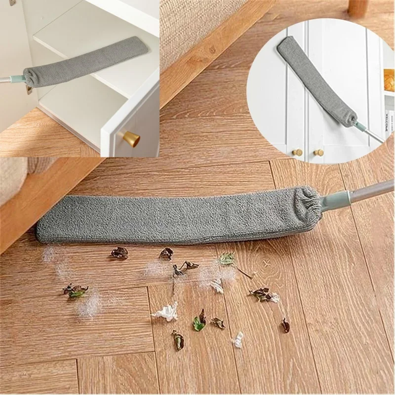 Dust Brush Long Handle Detachable Mop Bed Down Sofa Gap Clean Pet Hair Home Sweeping Dusty Brush 1