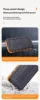 200000mAh Solar Power Bank Portable Large Capacity Charger Compatible with IOS Android USB-A And USB-C Fast Charging 4
