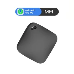 Enhanced GPS Tracker with Bluetooth for Pets, Kids, Luggage, and Keys - Compatible with Apple Find My App (Black)