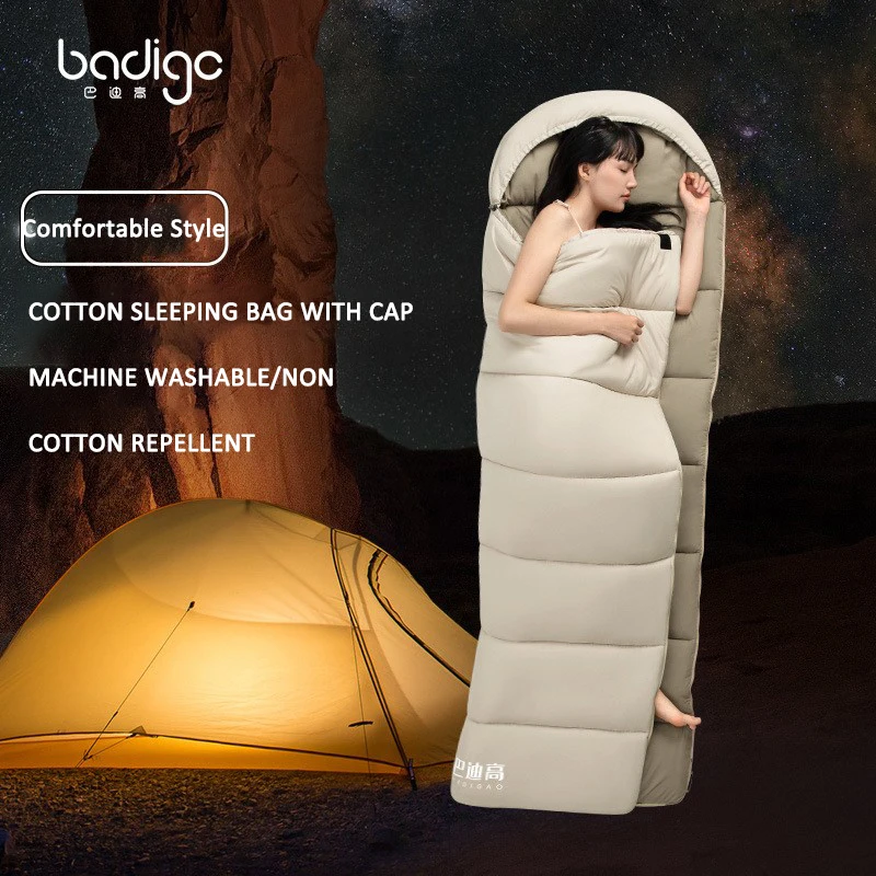 

Ultralight Sleeping Bag Potable Washable Warm Sleeping Bag 220x80cm Cotton Quilt Travel Outdoor Camping Hiking Sleeping Bag
