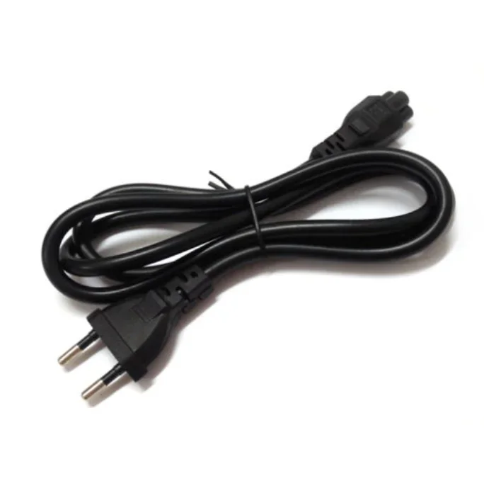 Power Cord EU 2Pin to IEC 320 C5 3pin Micky Cord fr Notebook 1.2 Meter long