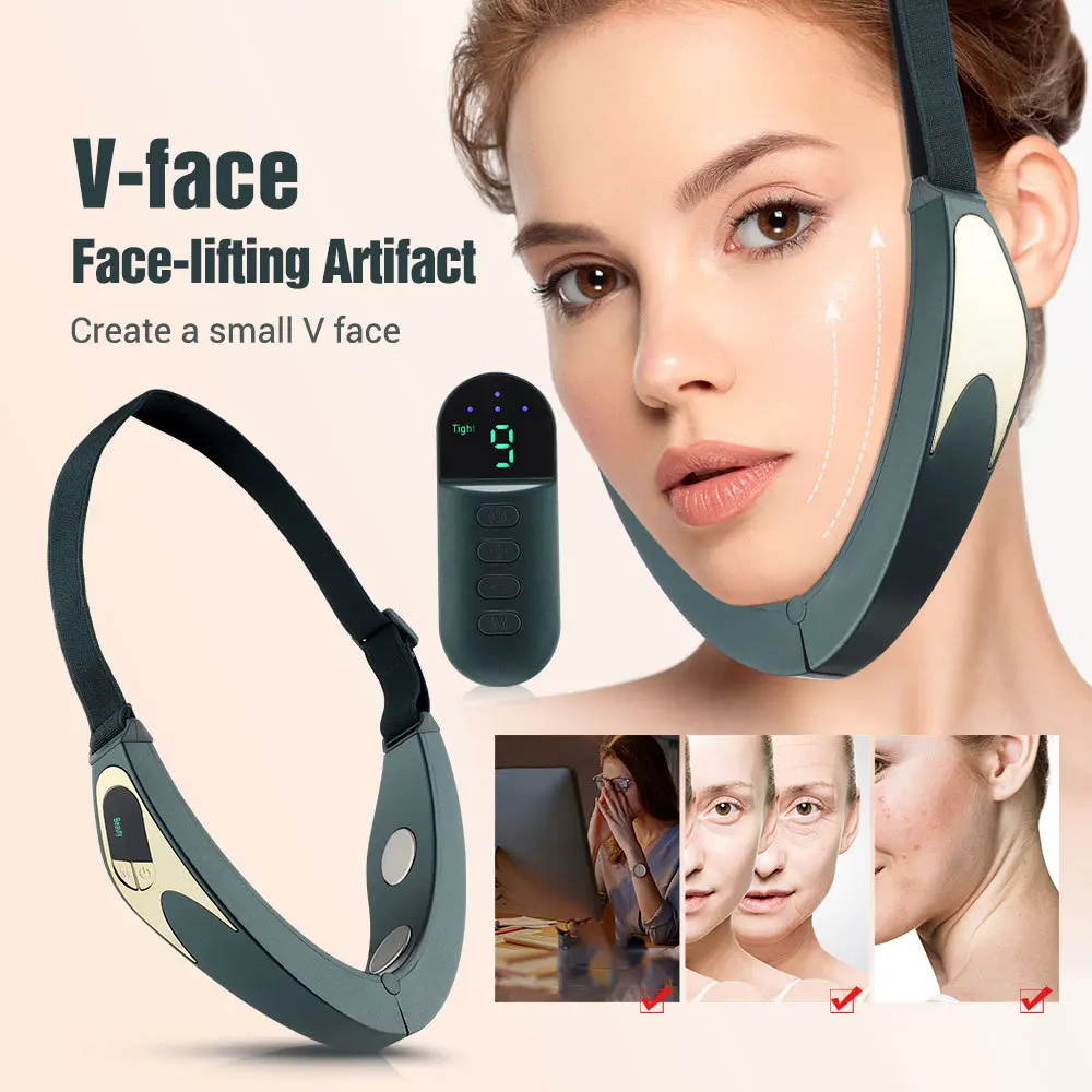 

Intelligent Microcurrent Ems Face Slimming Machine Double Chin Reduction Lifting Firming Facial Skin Household Beauty Instrument