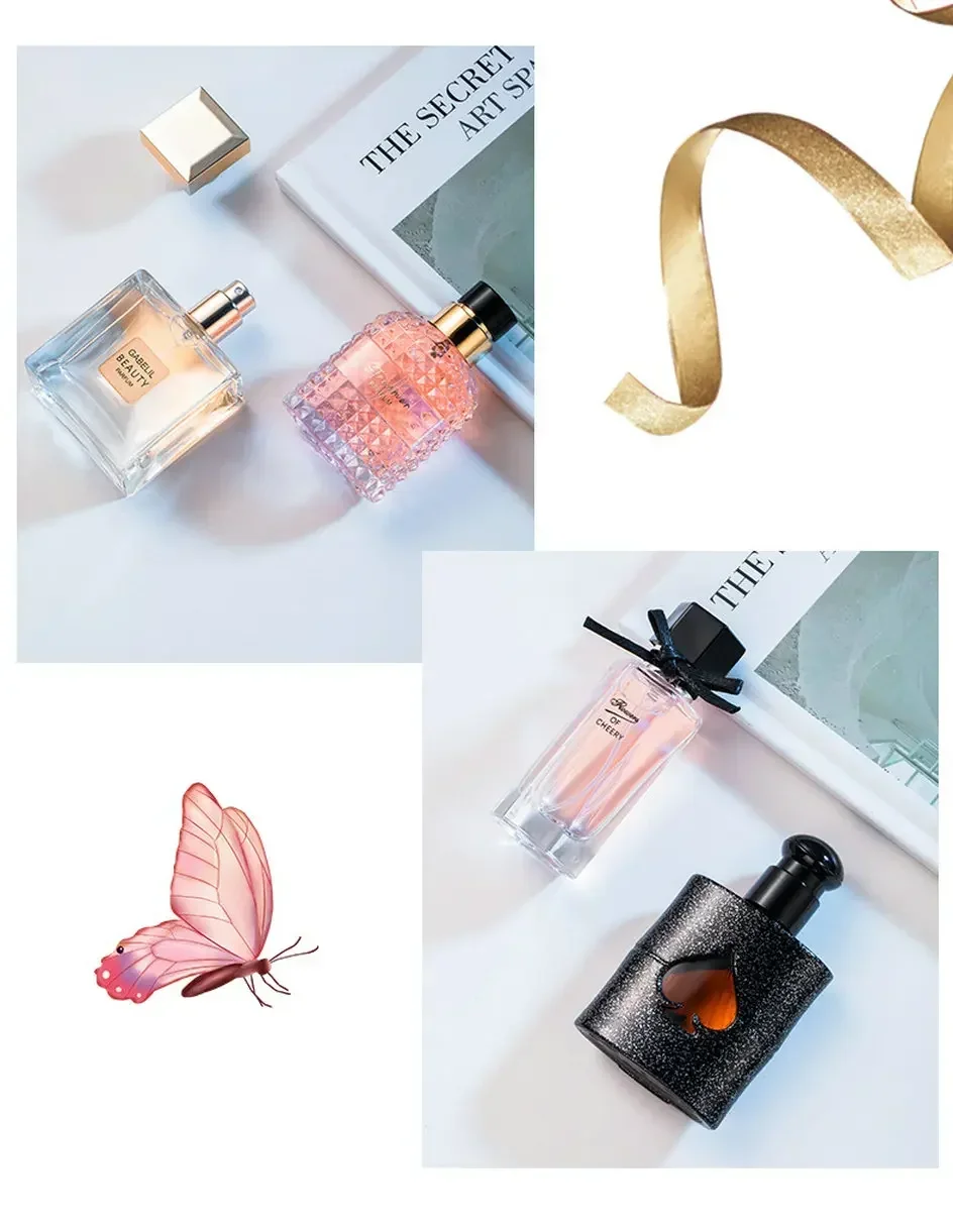 4-Piece Empty Perfume Bottle and Gift Box Set, 105ml Luxury Glass Spray Containers with... - SKU PBGS2238 - UGI Packaging