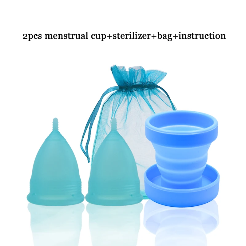 Medical Silicone Menstrual Cup Foldable Silicone Cup For Clean