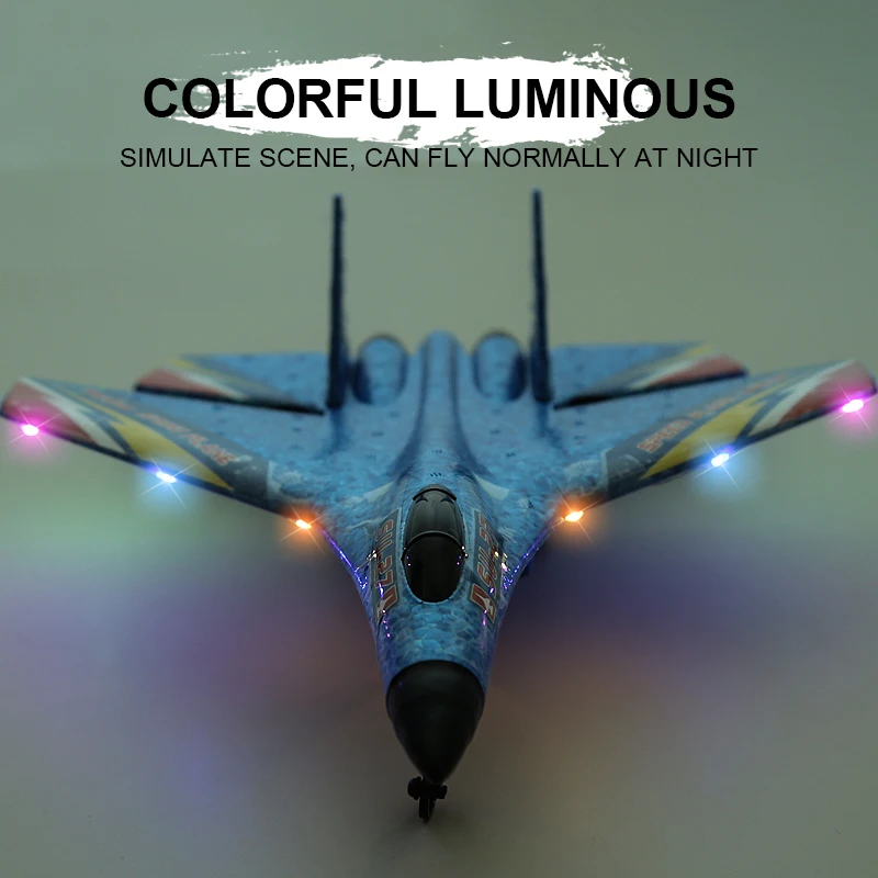 2.4G remote control polystyrene glider foam aircraft SU-27 aircraft remote control glider children's foam boy toys 2