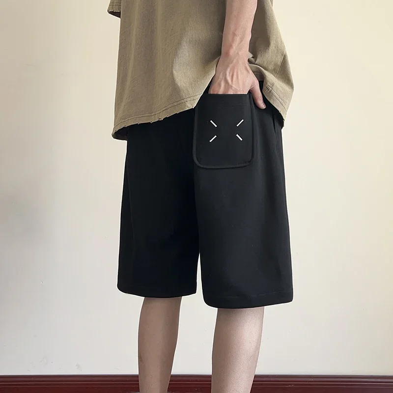 

Спортивная одежда для мужчин, мужские мешковатые брюки, Мужская Уличная одежда для бега, модные мужские шорты-бермуды 2024, одежда