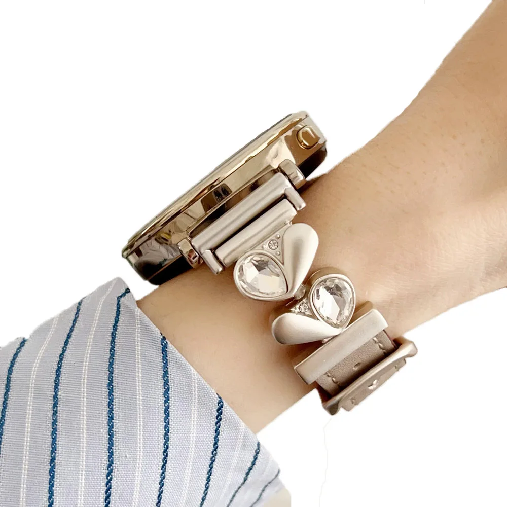 Elegant 20mm/18mm Dressy Watch Band Replacement Bracelet