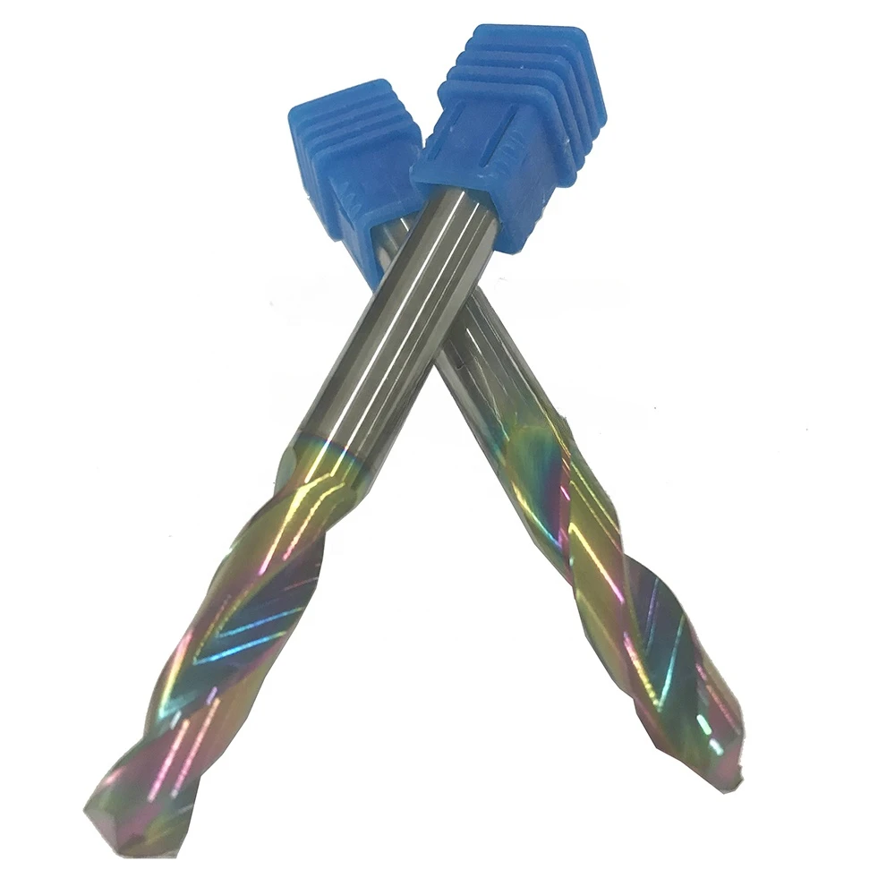 

DLC Color Coating Carbide Straight Shank Twist Drill Use for Aluminum