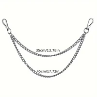 Punk Style Metal Fashion Jeans Chain Accessories Pendant Versatile Pants Chain Key chain Hip-Hop Waist Chain 5