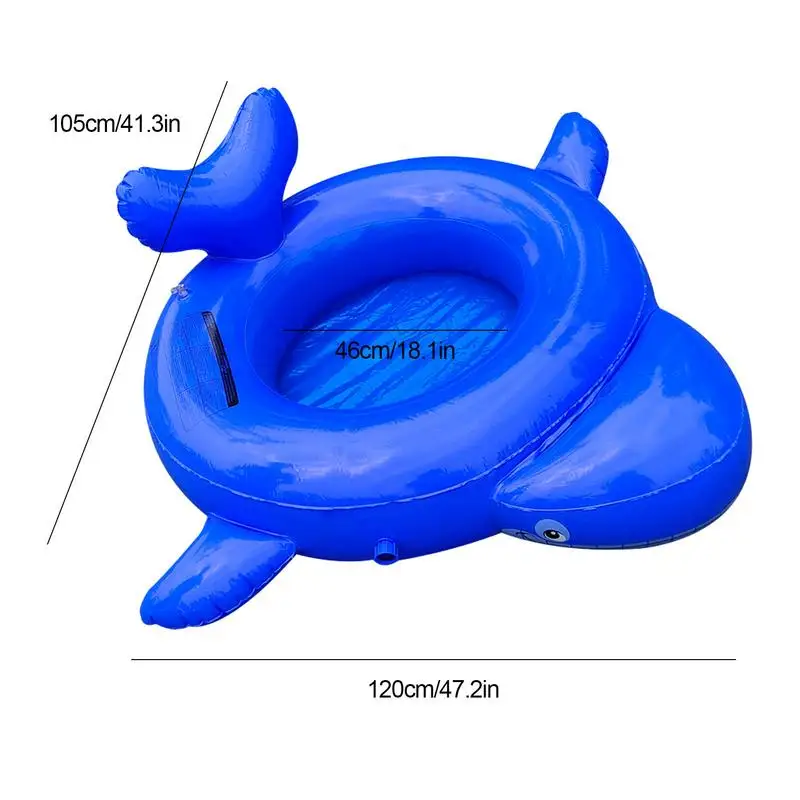 Inflatable Water Jet Whale For Children Outdoor Backyard Summer Pool Durable High Quality Baby Pool Spouting Whale Water Toy images - 6