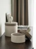 Light Luxury Bruto Storage Box Storage Box Home High-Grade Leather Jewellery Box Living Room Bedroom Cosmetic Storage Jar 6