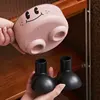 A smiling face high-legged pet bowl, fashionable stainless steel large-capacity dog ​​bowl for feeding and water, neck-protectin 6
