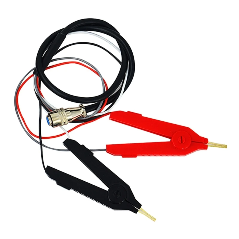 

Portable YR1035 Aviation Kelvin Clip Metal & PVC & Plastic Made- for 18650 26650