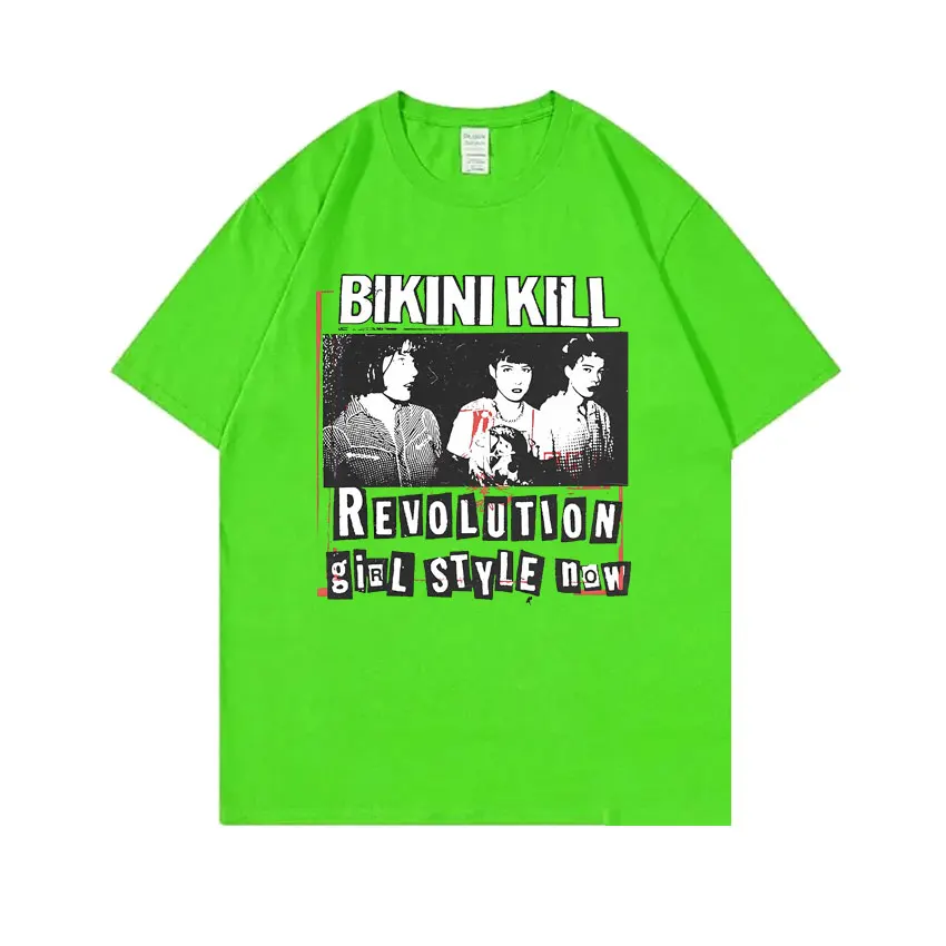 Bikini Kill Punk Rock Indie Yeah Yeah Retro Vintage Hipster T Shirt