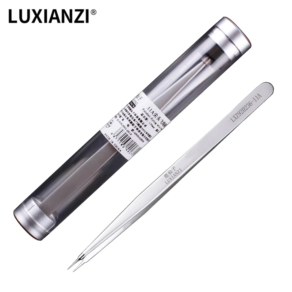 Electronics Industrial Precision Stainless Steel Tweezers 1PC