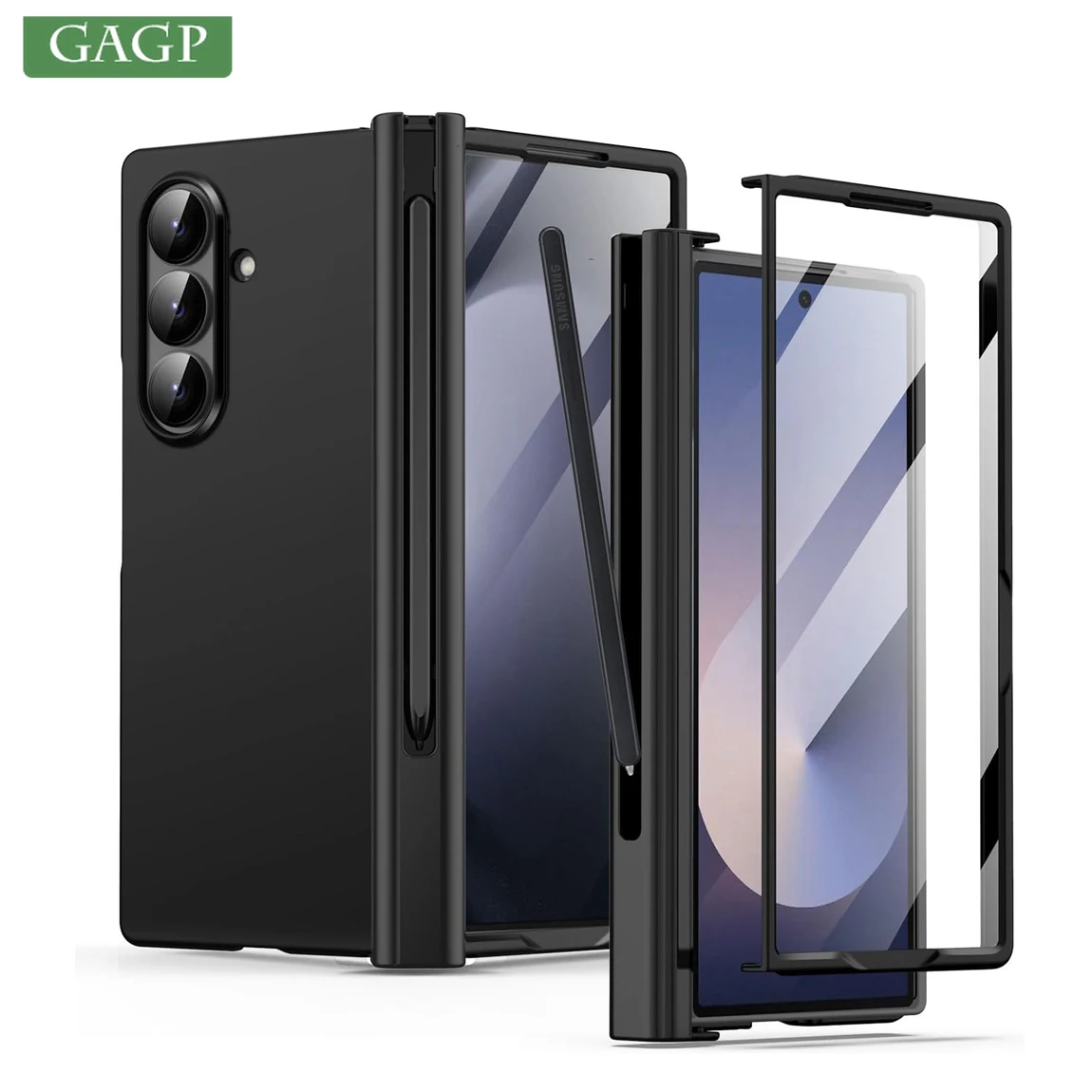 Enhanced Protective Case with S Pen Holder and Screen Protector